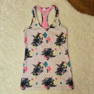 Ivivva White/Pink Tank Top, Girls Size 12, Great Condition